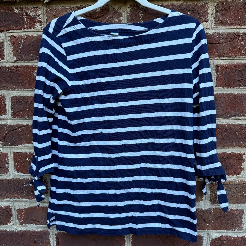 Old Navy Striped 3/4 Sleeve with Bows